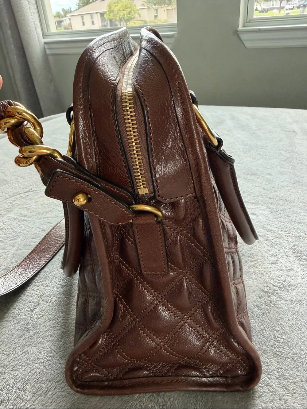 Marc Jacobs structured quilted